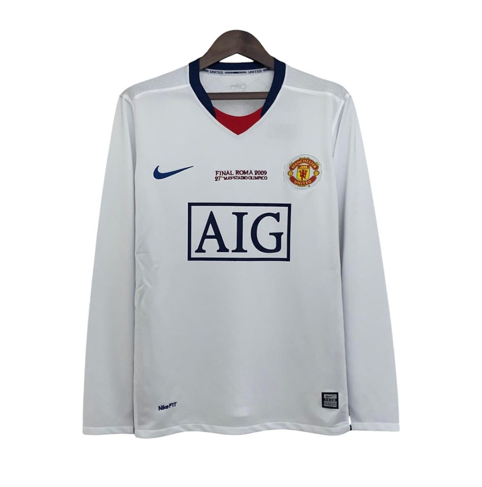 Retro Manchester United LS Away Shirt CL Final 2009 Edition