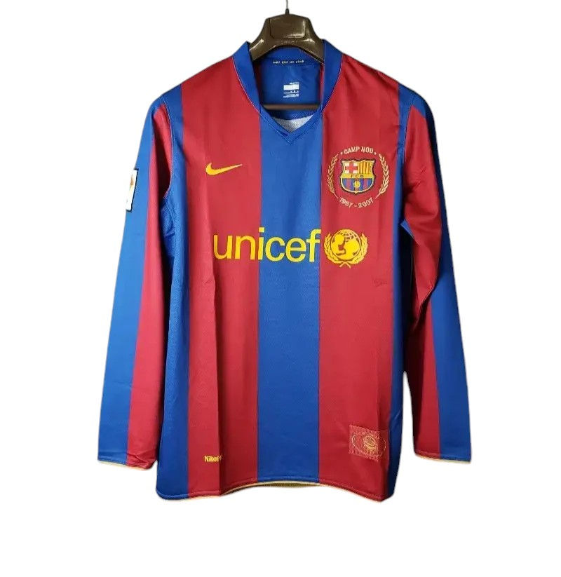 Retro Barcelona LS Home Shirt 2007/2008