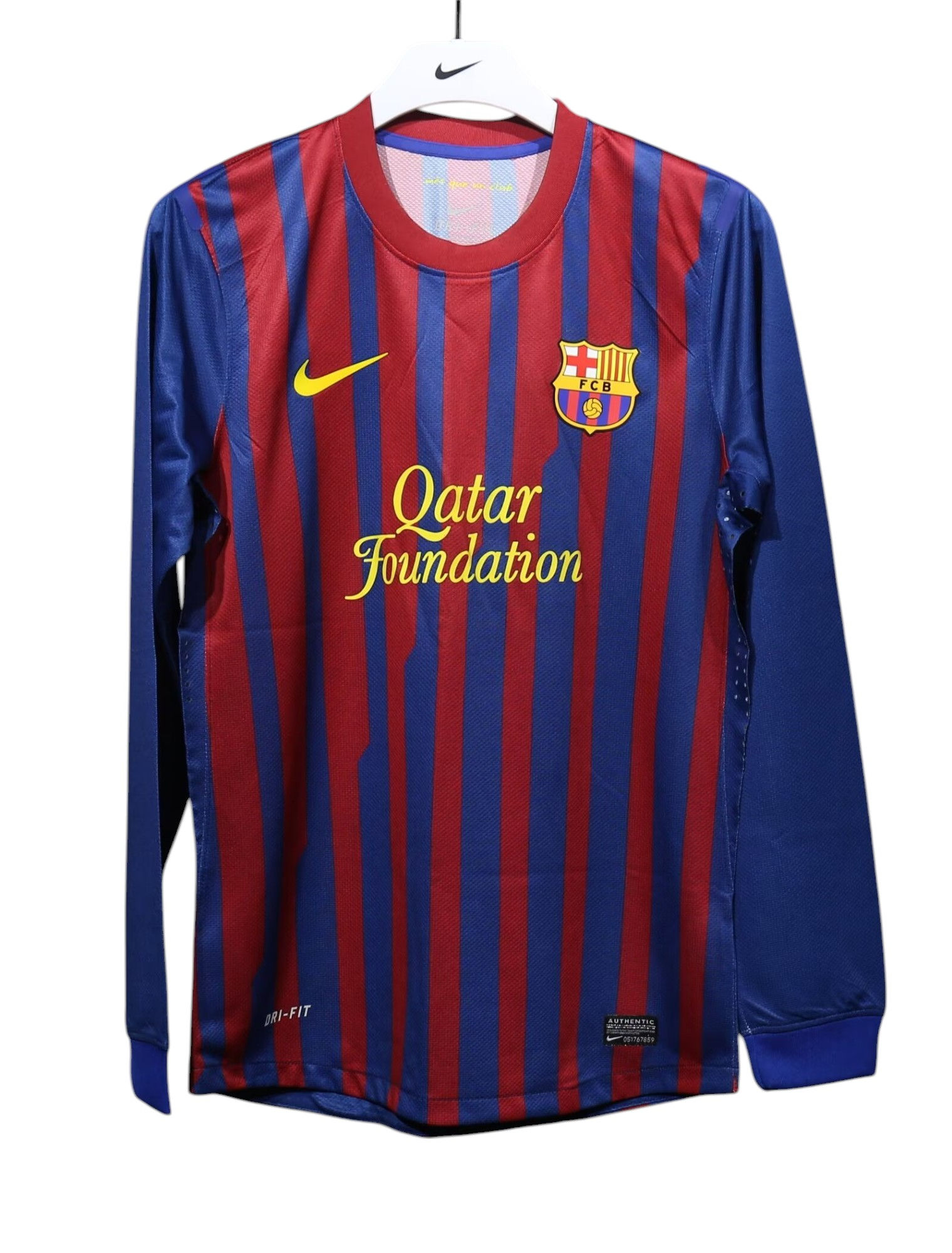 Retro Barcelona LS Home Shirt 2011/2012