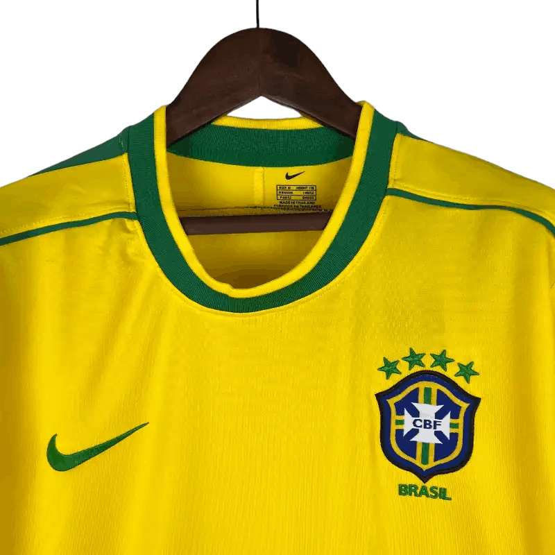 Thumbnail: Retro Brazil LS Home Shirt 1998