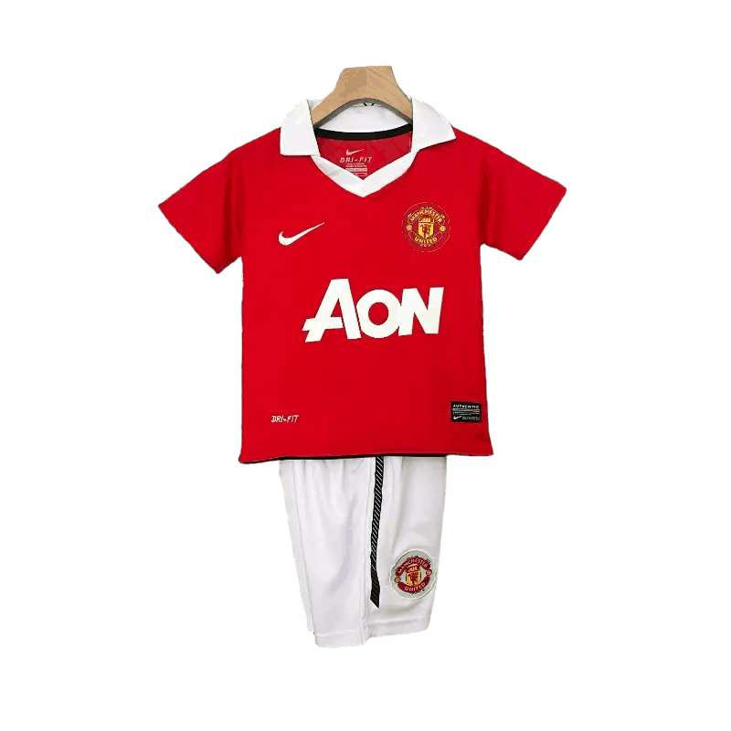 Retro Manchester United Home Kids Kit 2010-2011