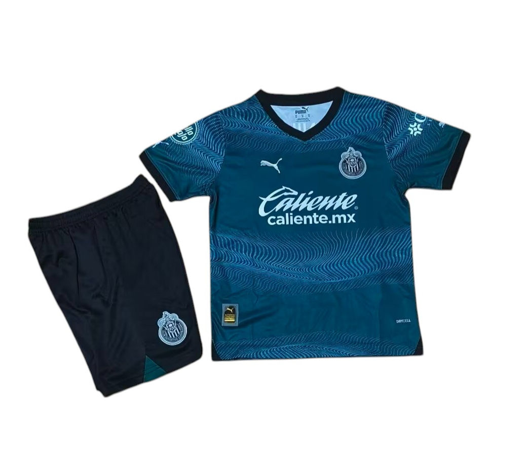 Chivas 3rd Kids Kit 2023/2024