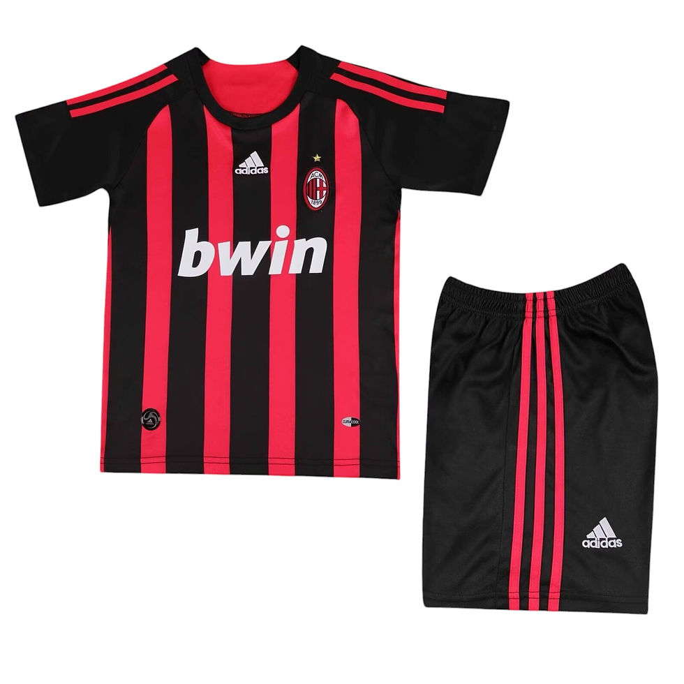 Retro AC Milan Home Kids Kit 2008/2009