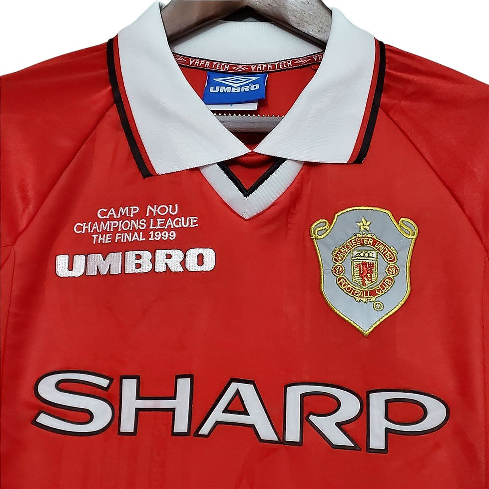Thumbnail: Retro Manchester United LS Home Shirt (CL Final edition) 1998/1999