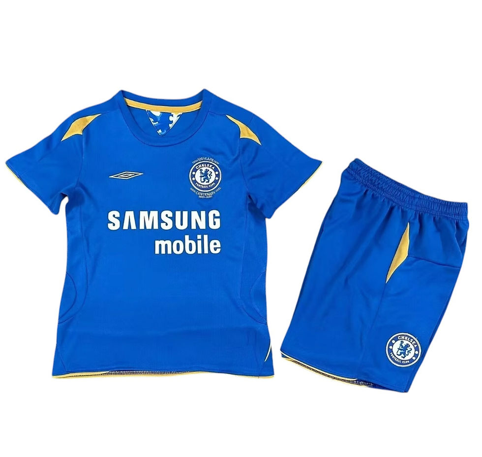 Retro Chelsea Home Kids Kit 2005/2006