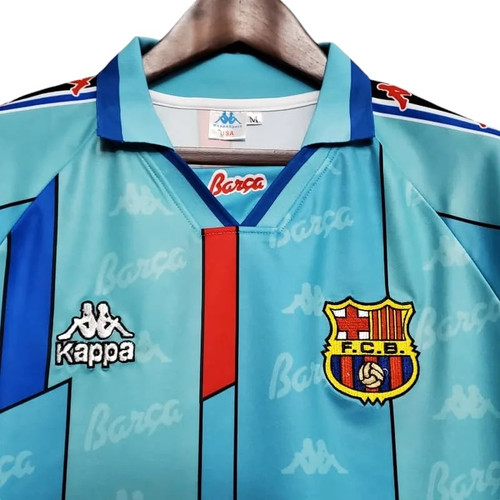Maillot Vintage FC Barcelona Kappa 95-97 – Extérieur, Taille S, Occasion