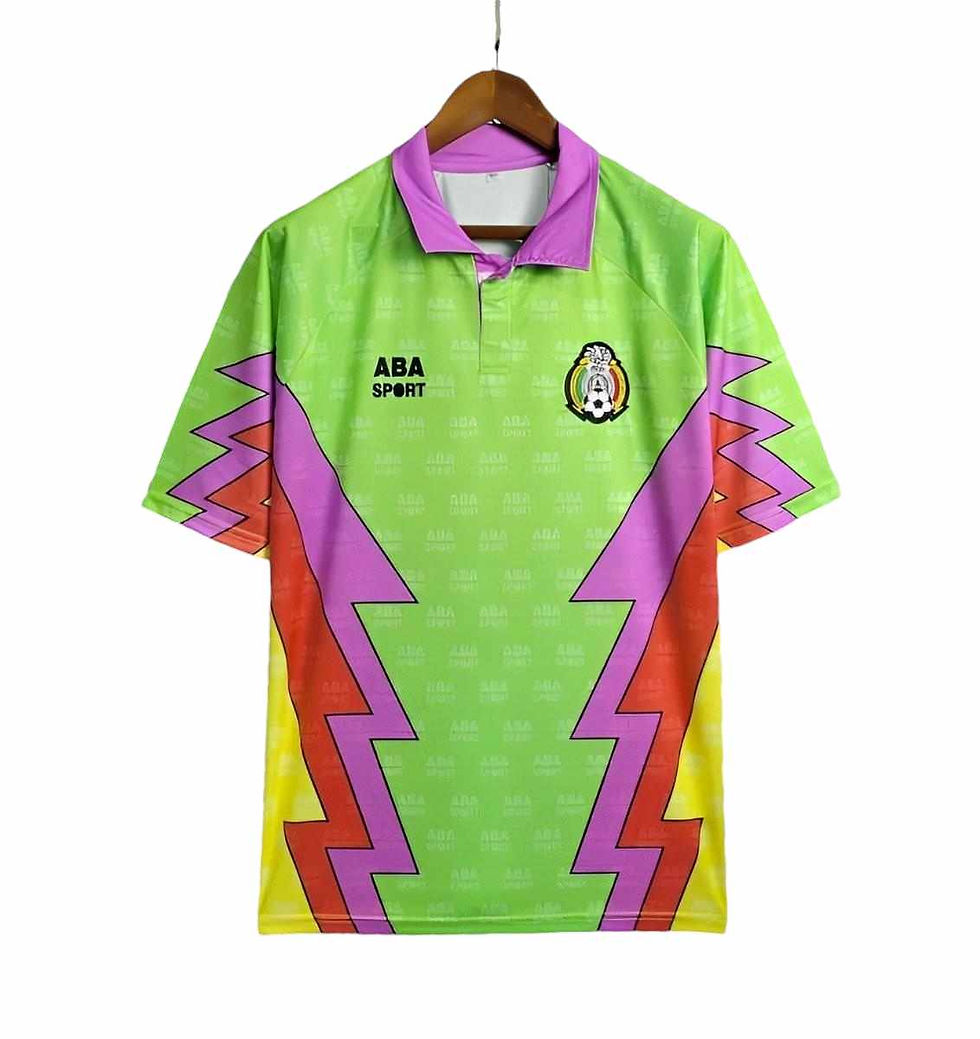Retro Mexico GK Shirt 1994 Campos 9