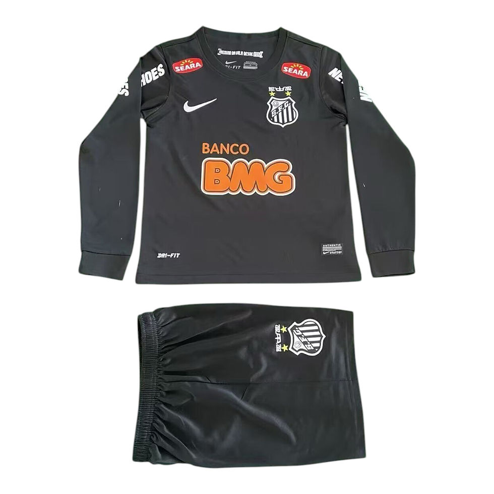 Retro Santos LS Away Kids Kit 2012/2013