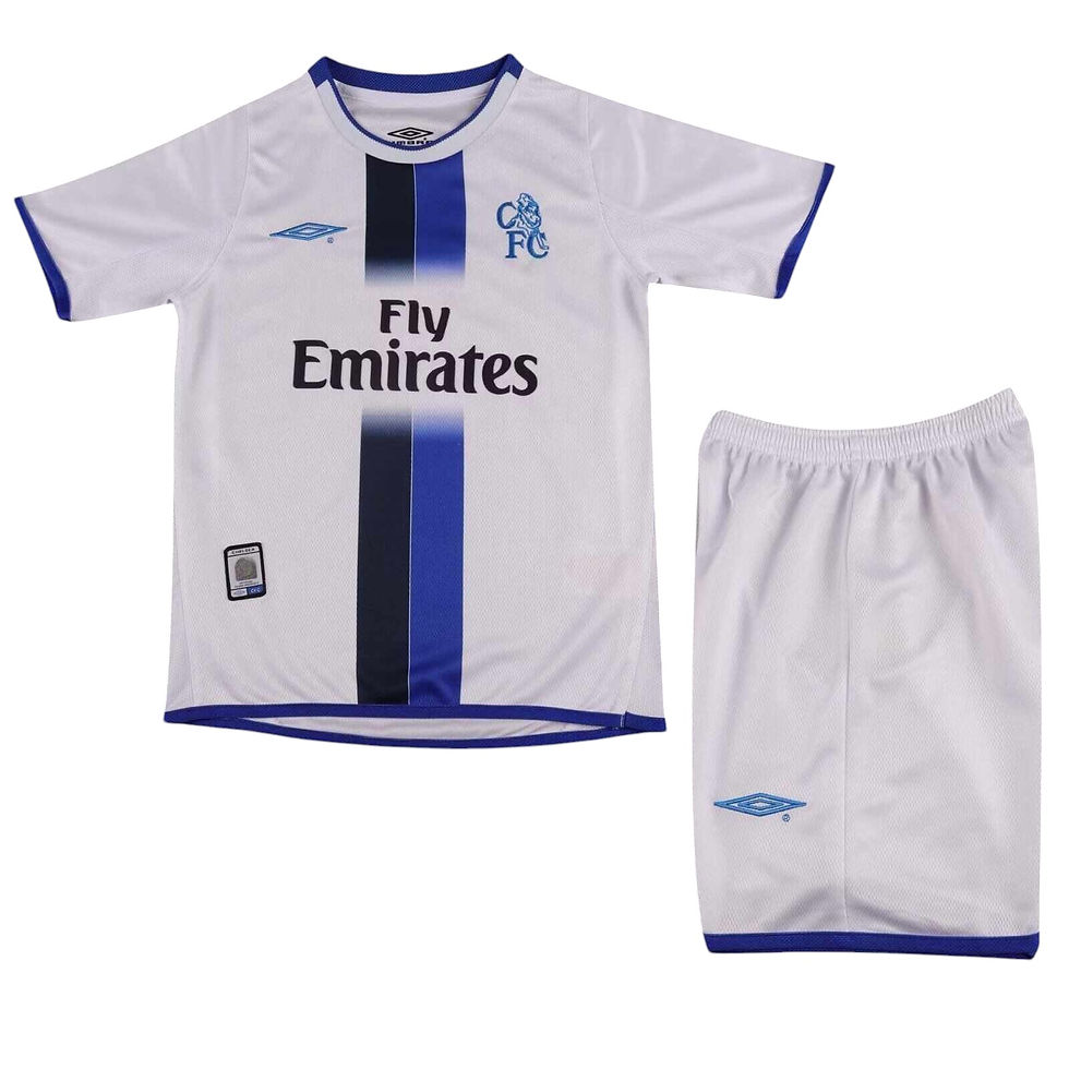 Retro Chelsea Away Kids Kit 2003/2005