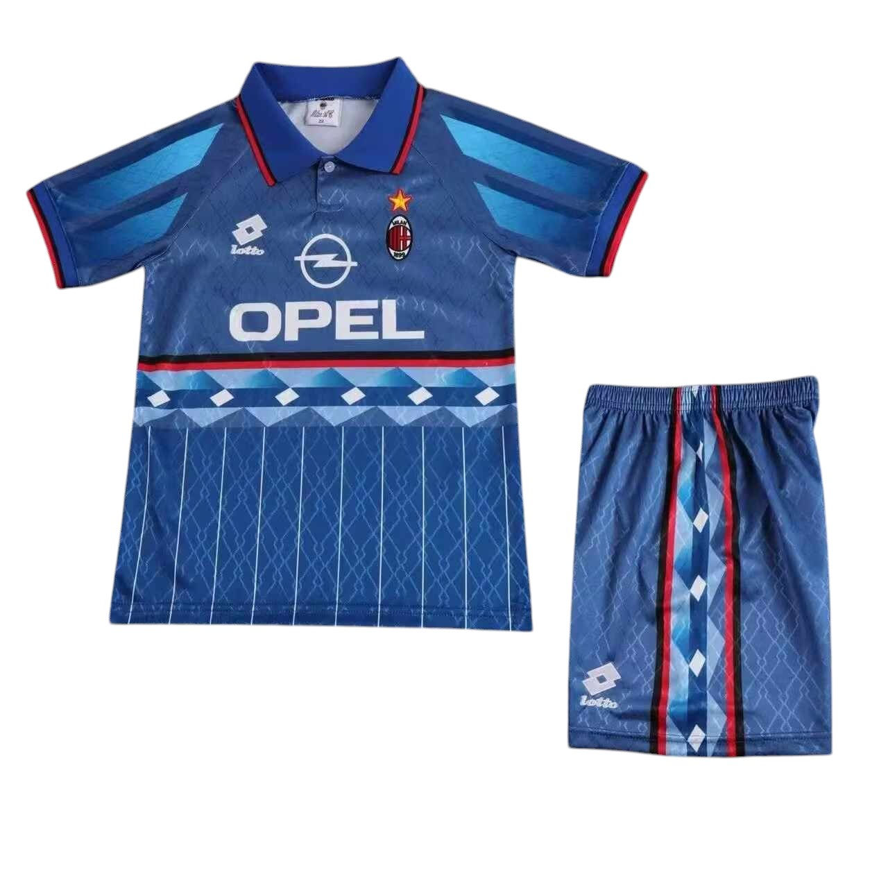 Retro AC Milan Away Kids Kit 1995/1996