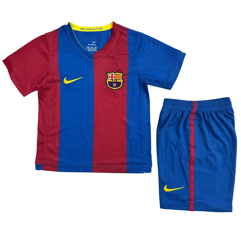 Retro Barcelona Home Kids Kit 2006/2007