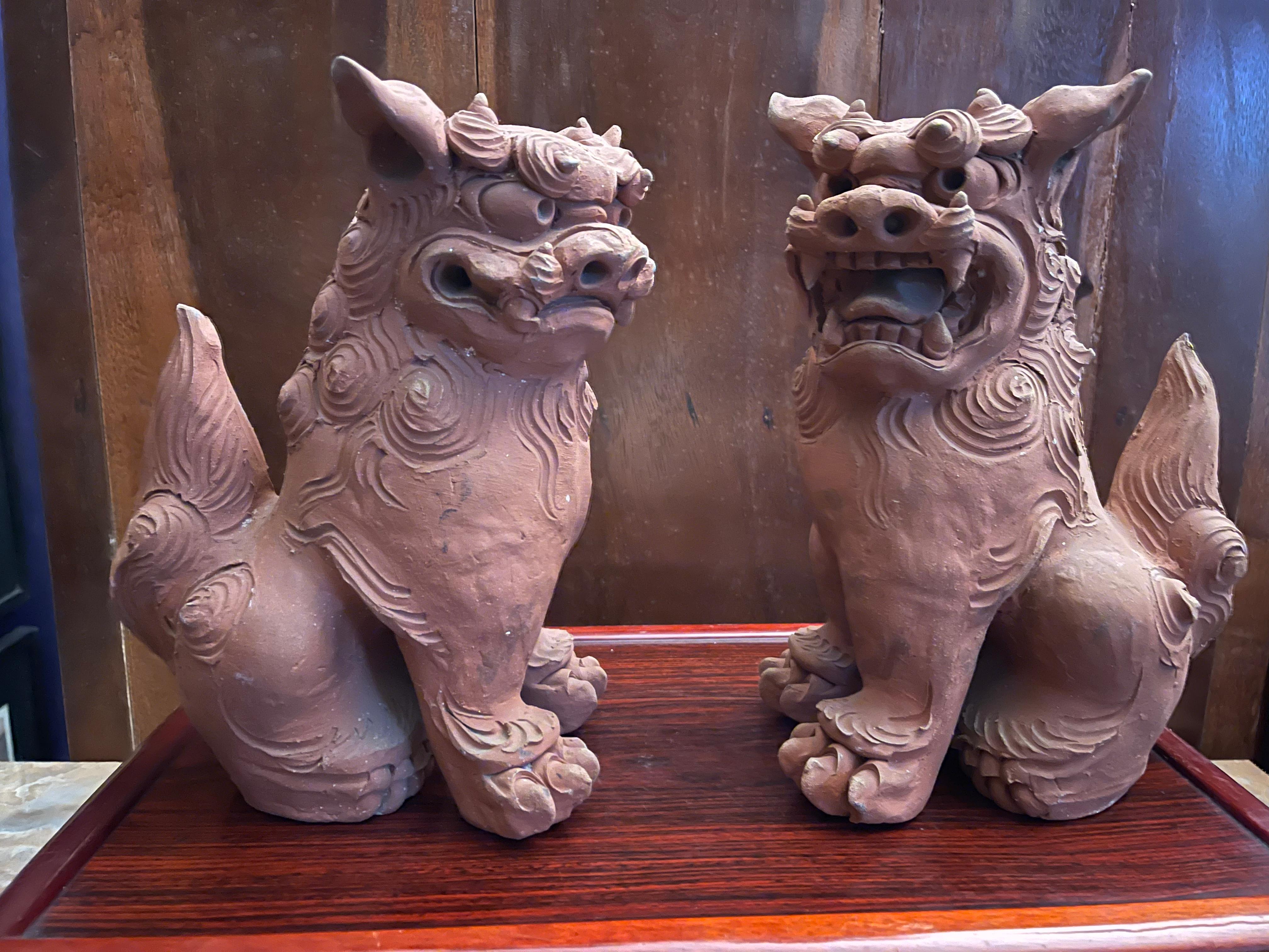 Terracotta Foo Dogs