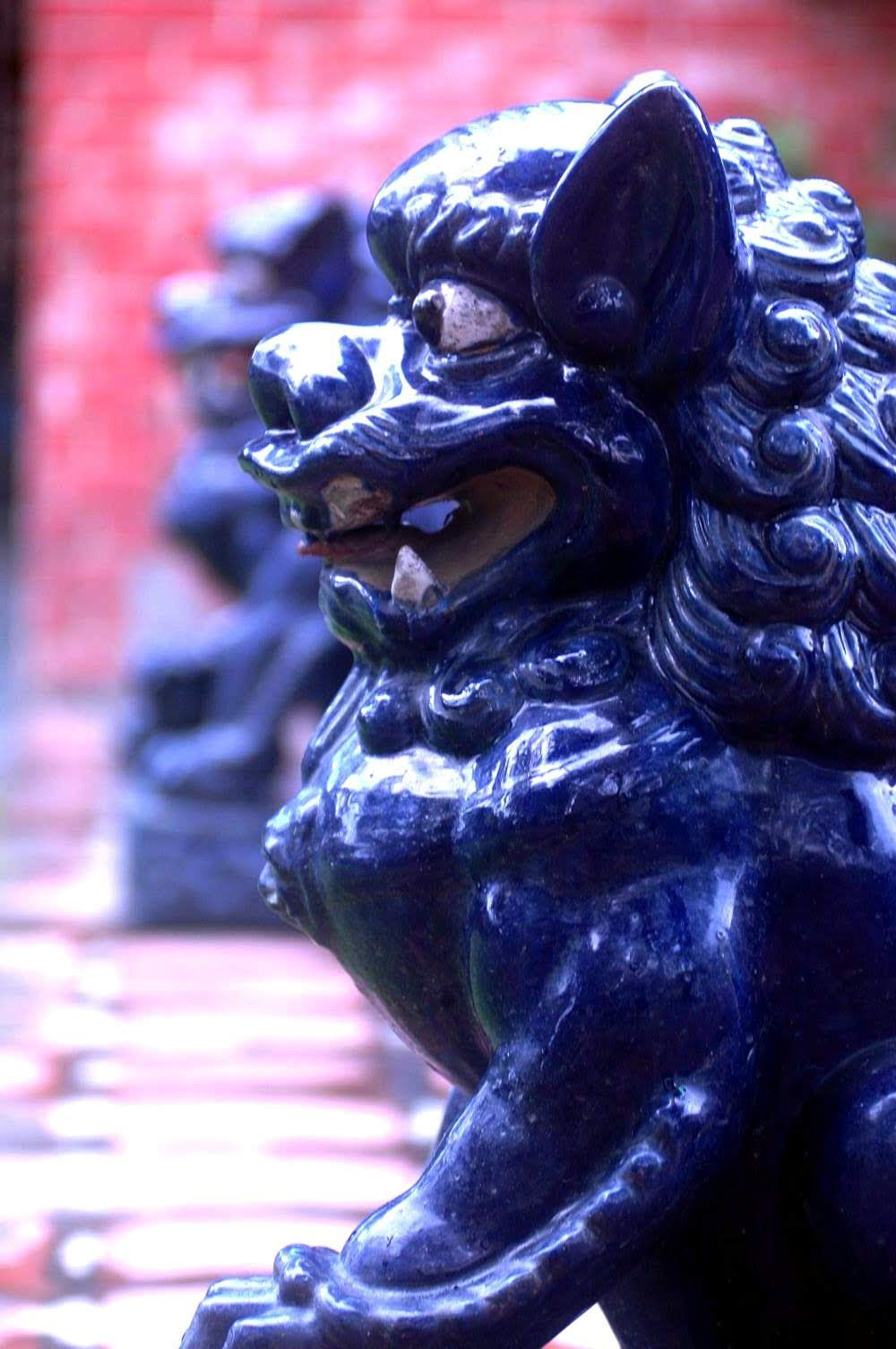 Cobalt Blue Foo Dog