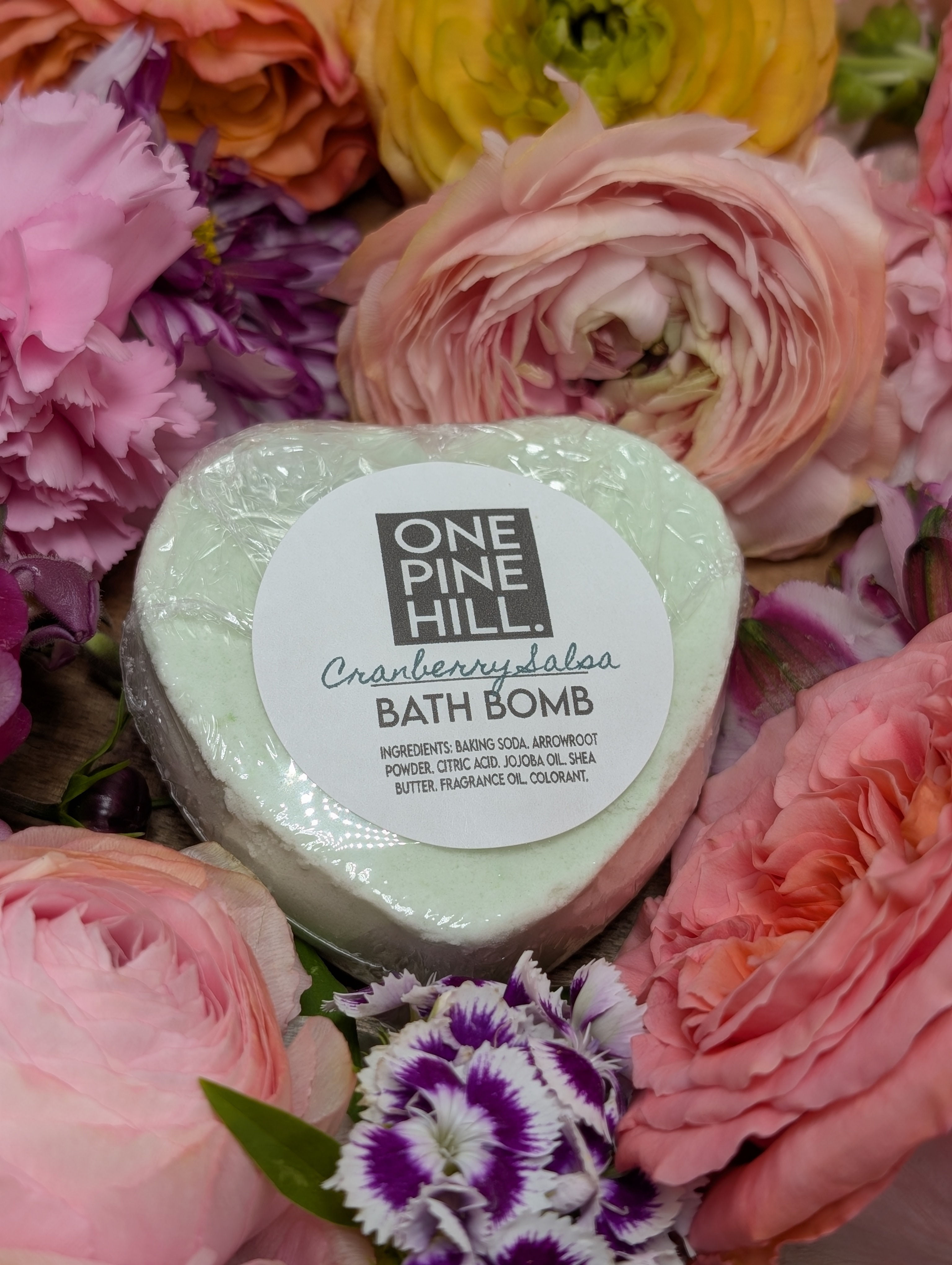 Cranberry Salsa Bath Bomb