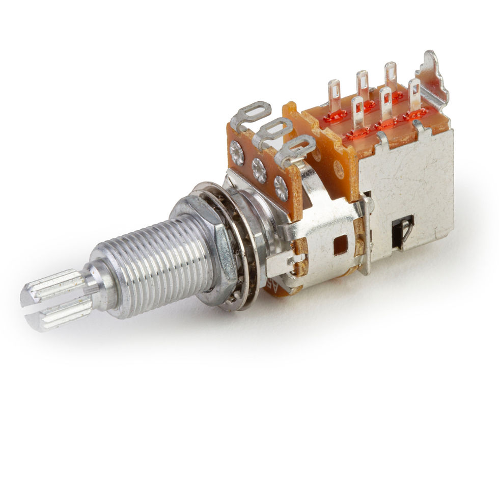 Alpha Push Pull Potentiometer A500K Long Shaft