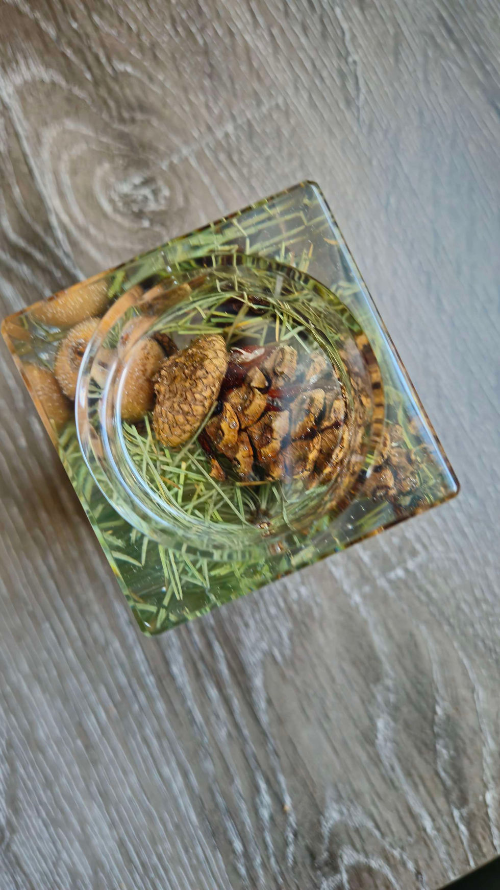 Thumbnail: Pinecone & Acorn Candle holder