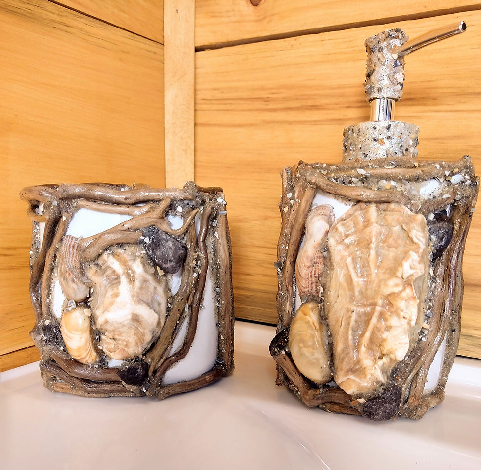 Thumbnail: Driftwood bathroom set