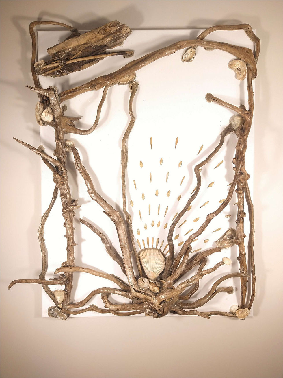 Thumbnail: Burl Driftwood Canvas Art