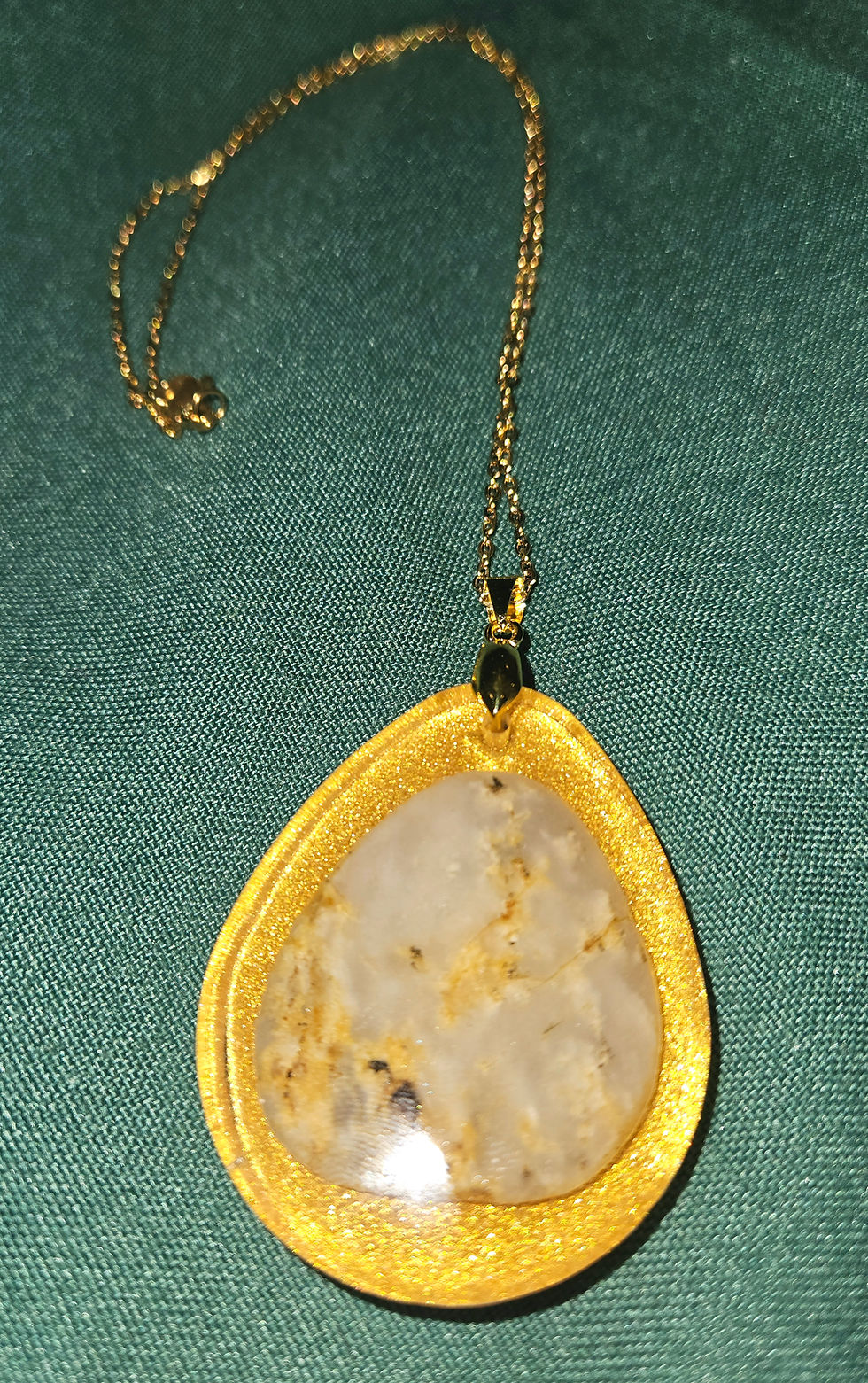 Thumbnail: Golden sea quartz necklace