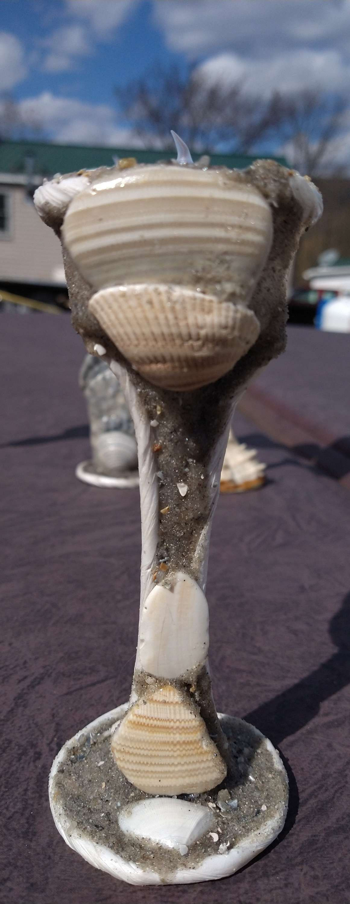 Short stem candle holder