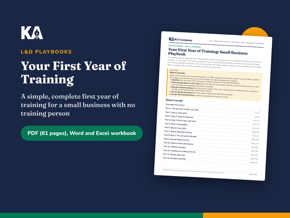 Your First Year of Training cover
