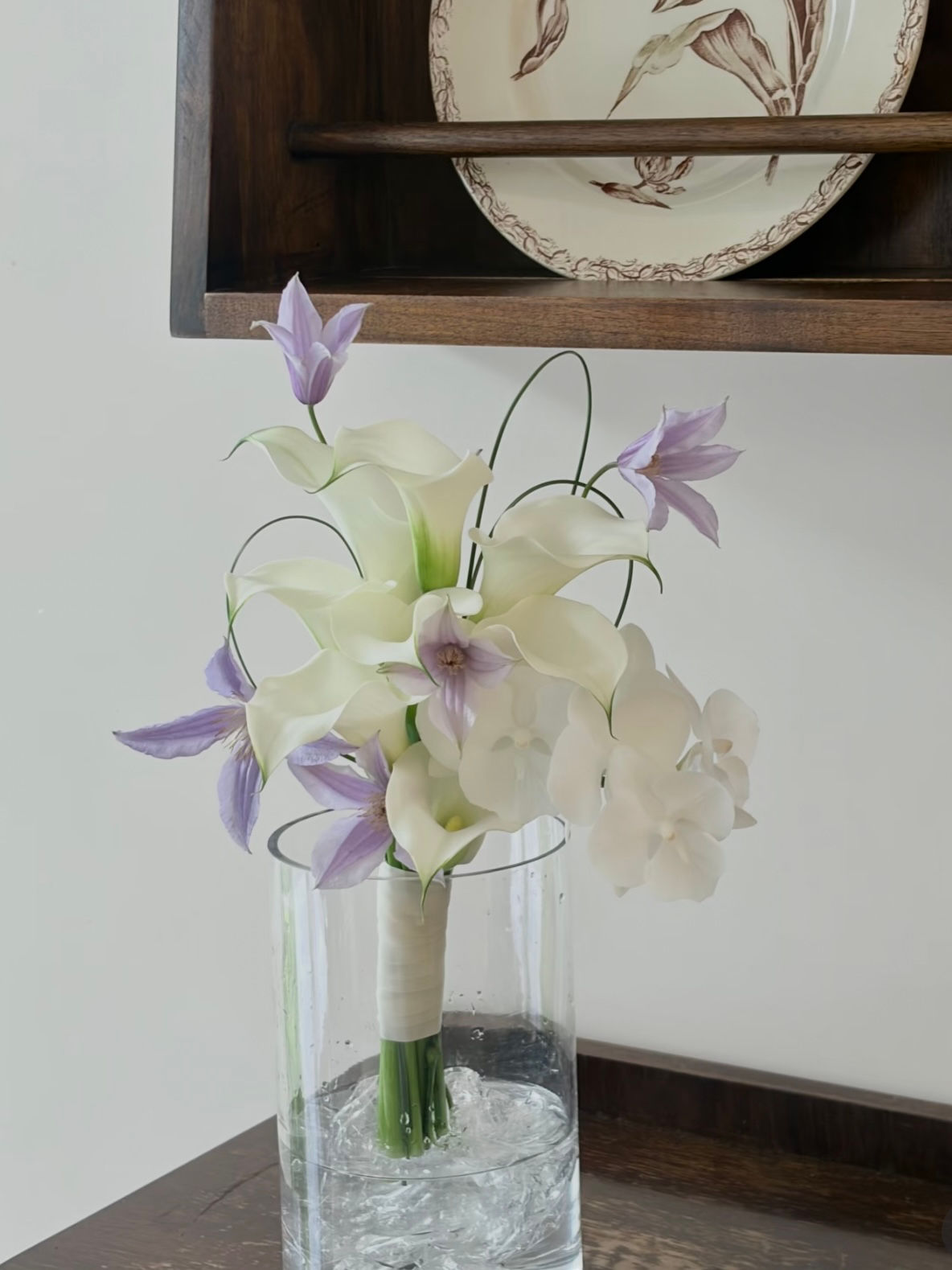 高级简约马蹄莲手捧花