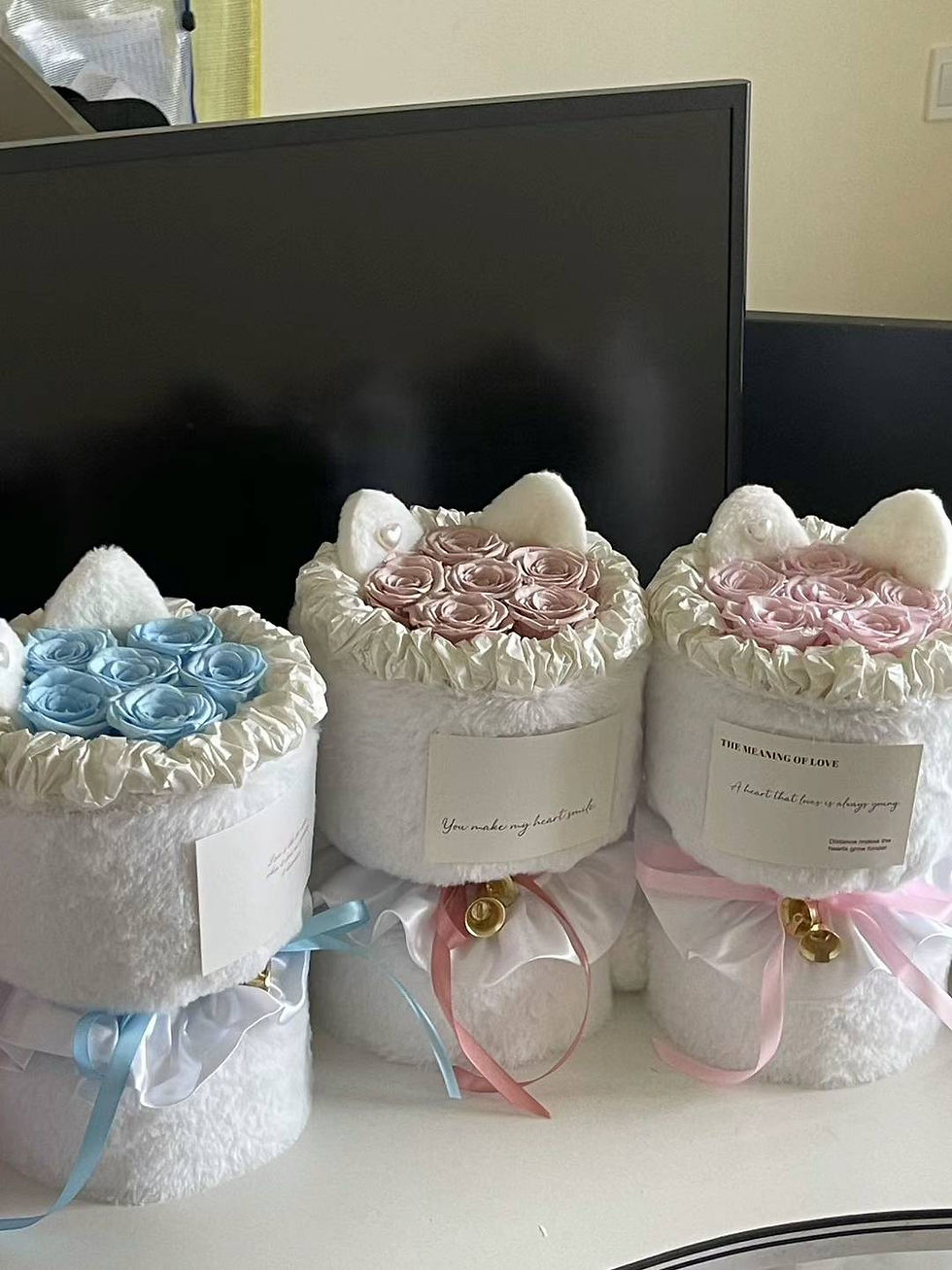 Preserved rose bouquet S