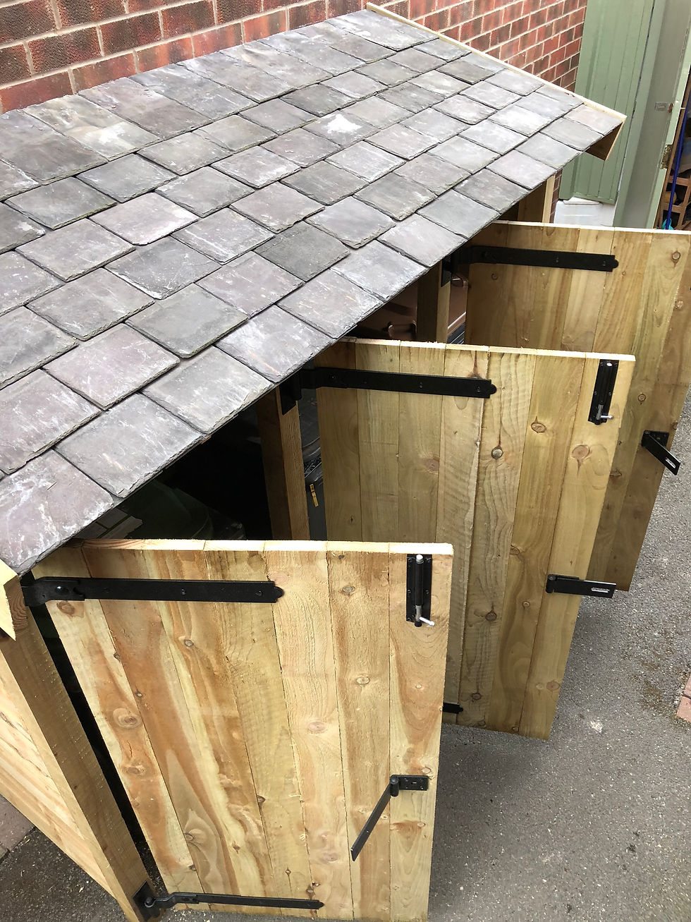 Thumbnail: 3 Bay Bin Store