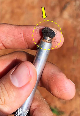 Minerais Magnéticos Pesados em Canaletas de Drenagem de Solo Raso