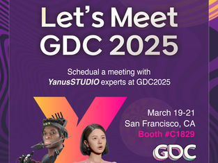모션테크놀로지 GDC2025 참가소식! YanusSTUDIO를 만나보세요!