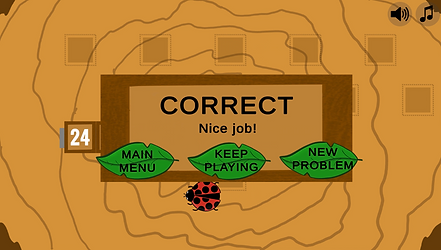 tree themed 'correct' screne