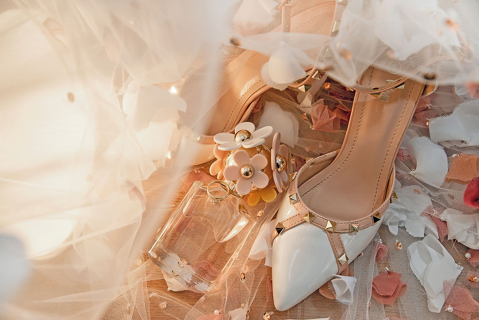 Bride detail shot