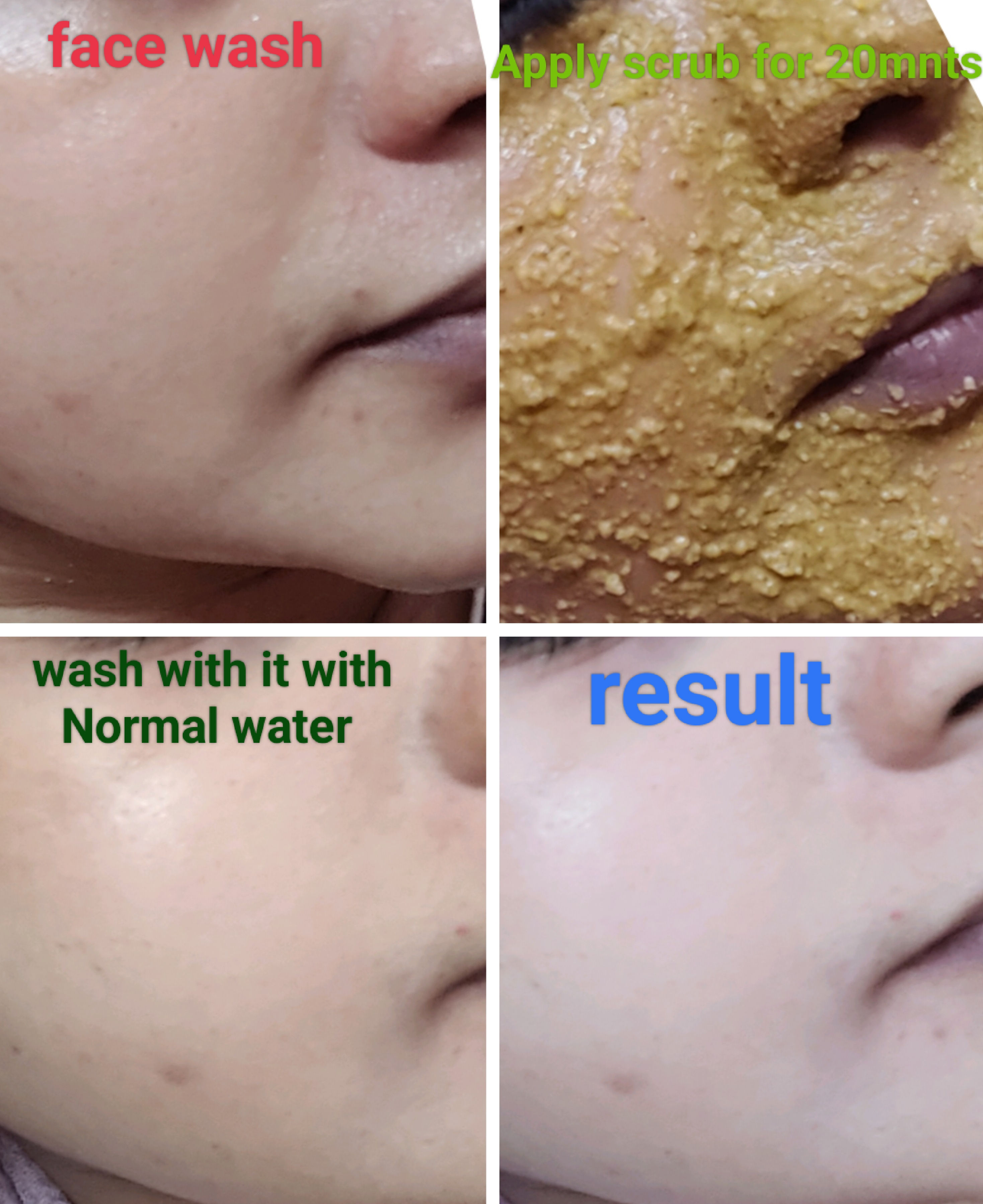 STK ORGANICS Face and body powder scrub