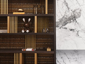 Pavilion Project  Oxford street Bond street project Luxury interior Bespoke media tb unit marble unit bespoke joinery wall paper HM Joiners Ltd