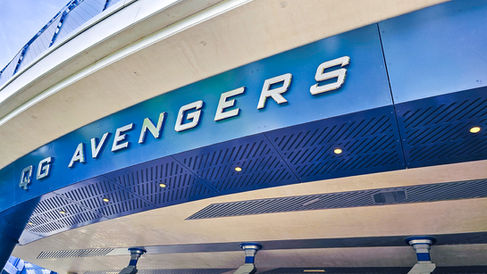 Montanha-Russa dos Vingadores no Walt Disney Studios, futuro Disney Adventure World, na Disney de Paris