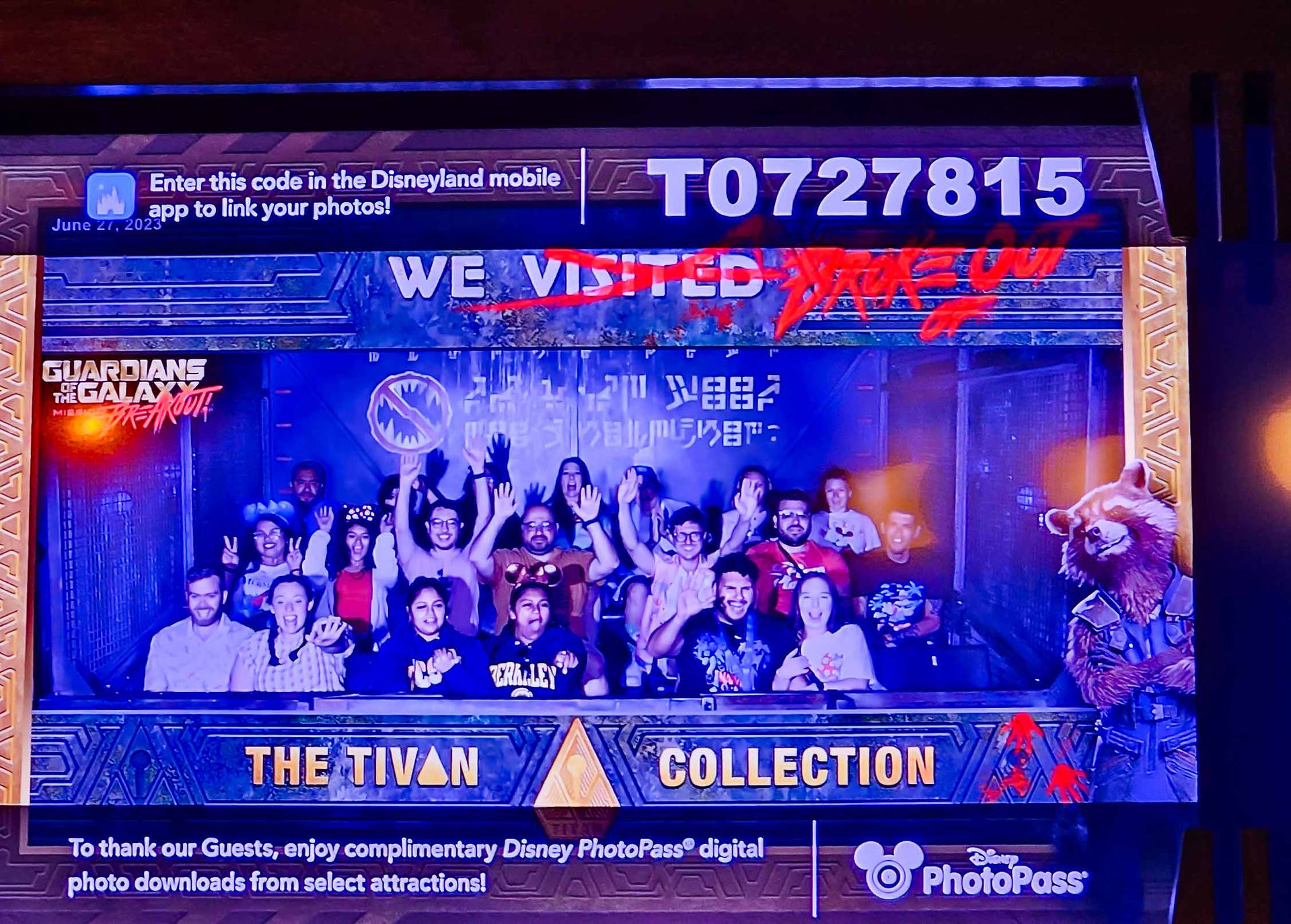Guardians of the Galaxy: Mission BREAKOUT! no Disney California Adventure em Los Angeles