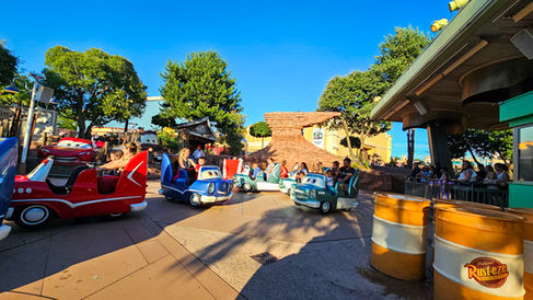 Cars Quatre Roues Rallye no Walt Disney Studios, futuro Disney Adventure World, na Disney Paris