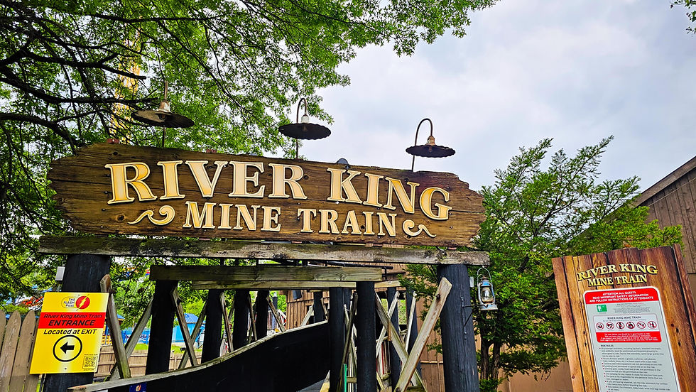 River King Mine Train no Six Flags St. Louis