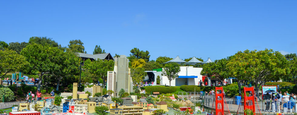 San Francisco na Miniland no Legoland California