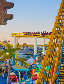 Montanha-russa Westcoaster no Santa Monica Pier