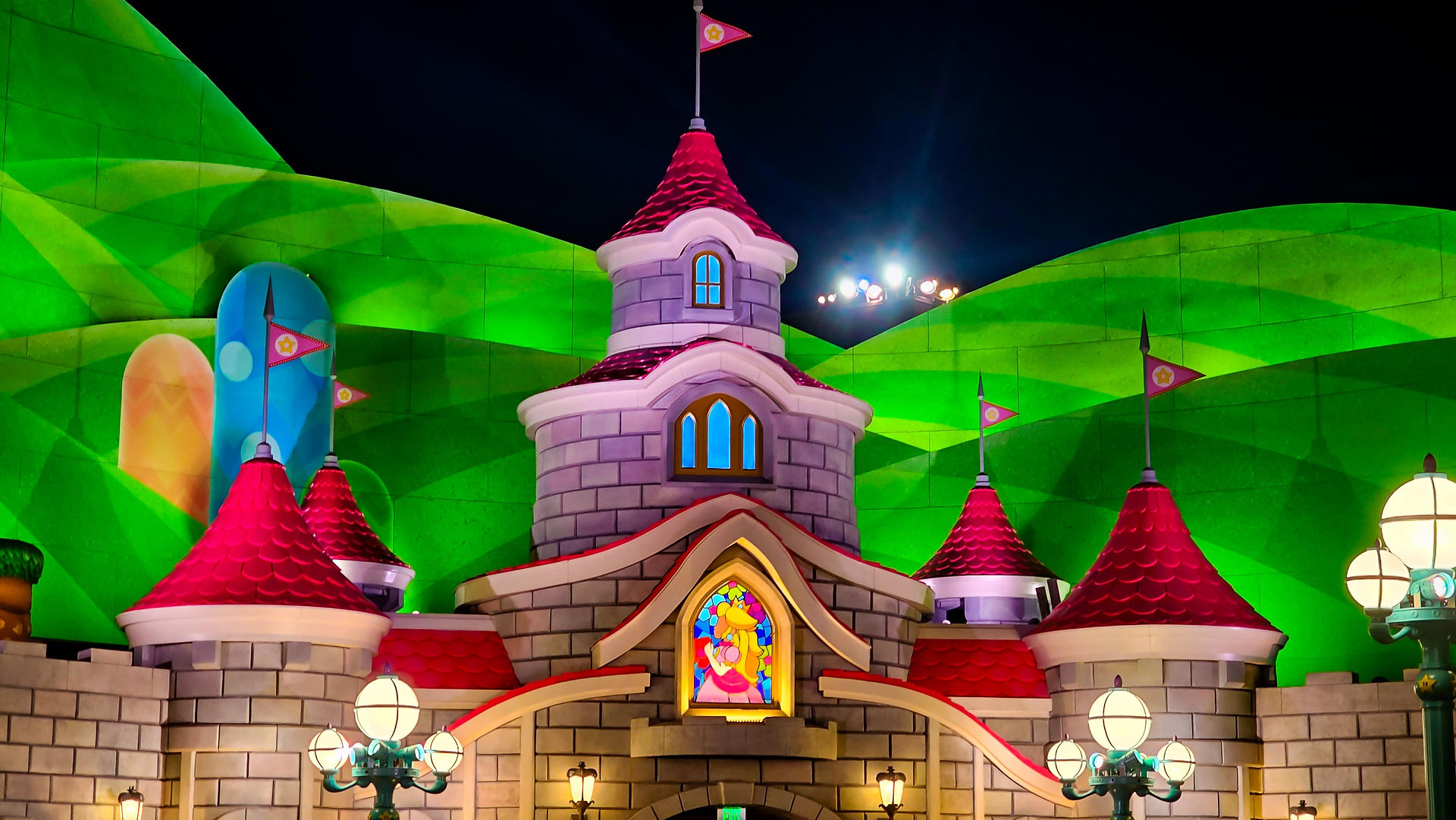 Super Nintendo World (Parque do Mario) no Universal Studios Hollywood em Los Angeles
