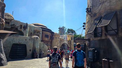 Star Wars: Galaxy's Edge na Disneyland em Los Angeles