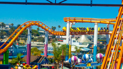 Montanha-russa Westcoaster no Santa Monica Pier