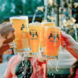 Restaurante Biergarten no Lagoon em Salt Lake City