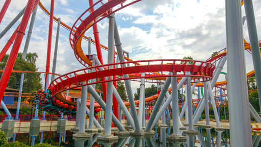 Silver Bullet no Knott's Berry Farm em Los Angeles