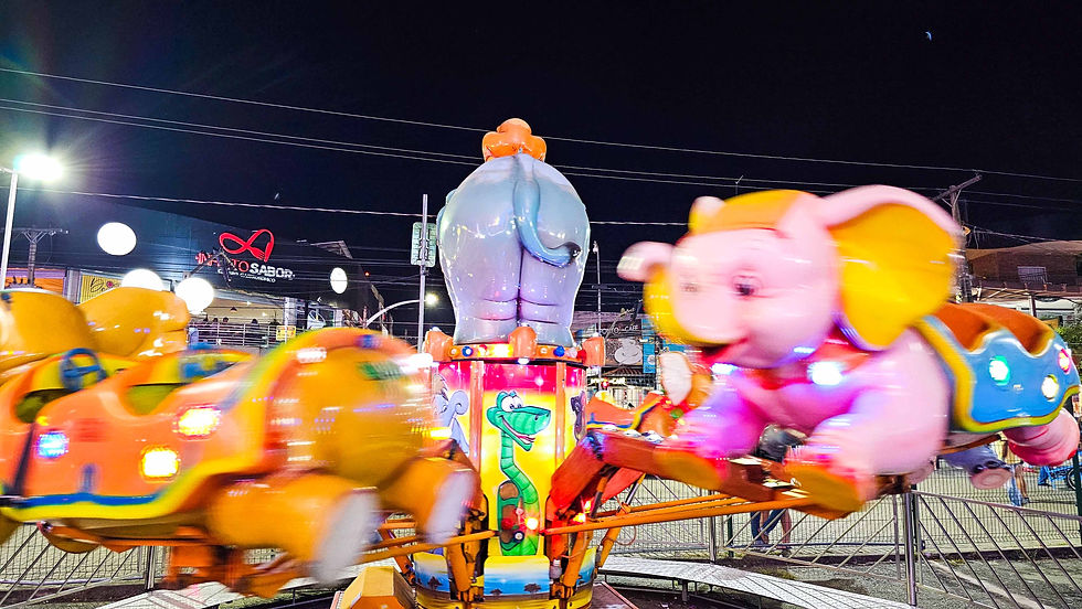 Dumbo no parque de diversões Kitakas em Caldas Novas