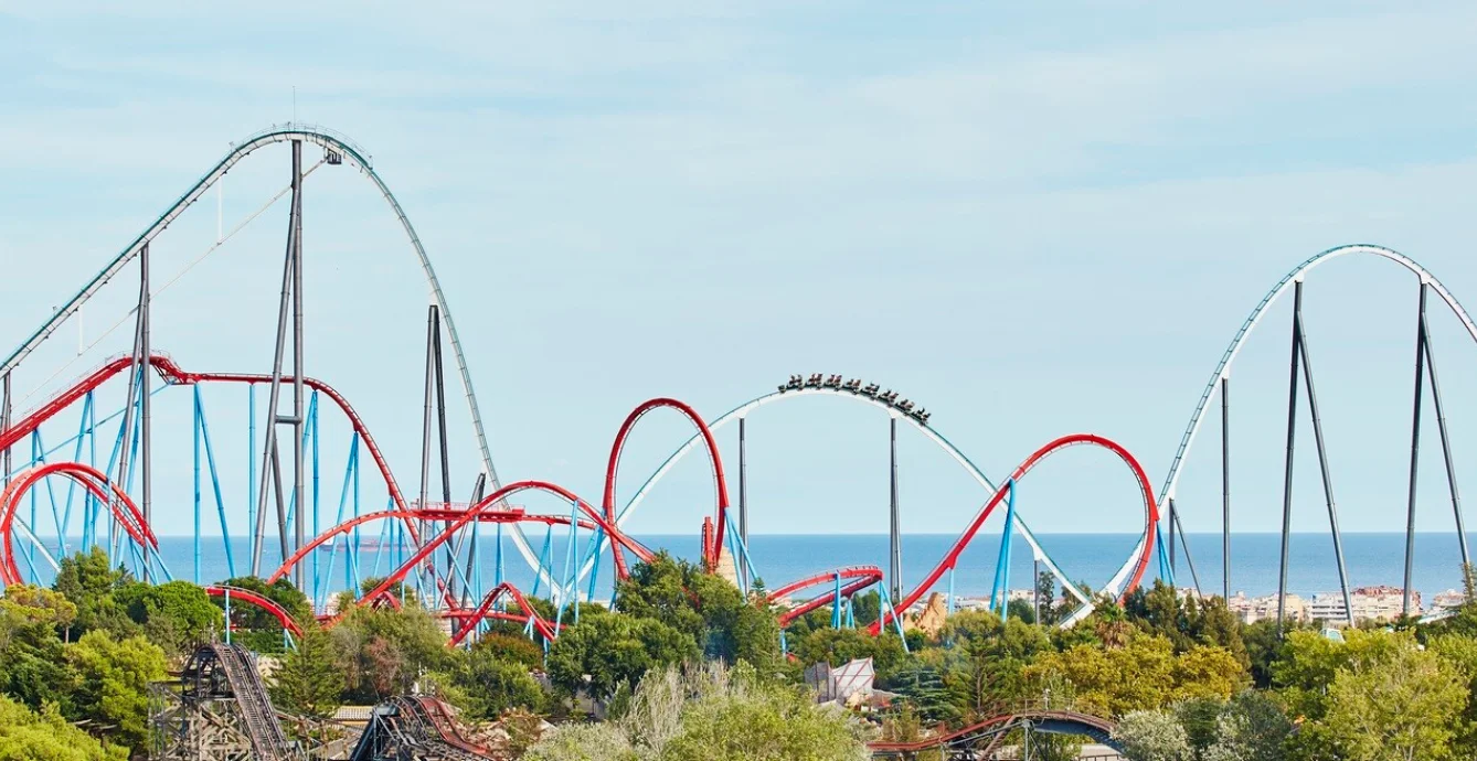 Montanha-russa Shambhala no PortAventura