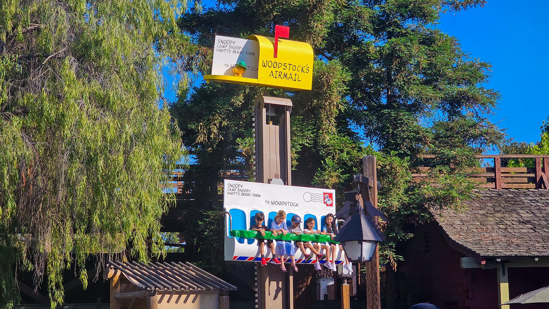Camp Snoopy no Knott's Berry Farm em Los Angeles
