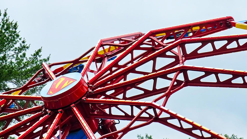 Supergirl Sky Flyer no Six Flags St. Louis
