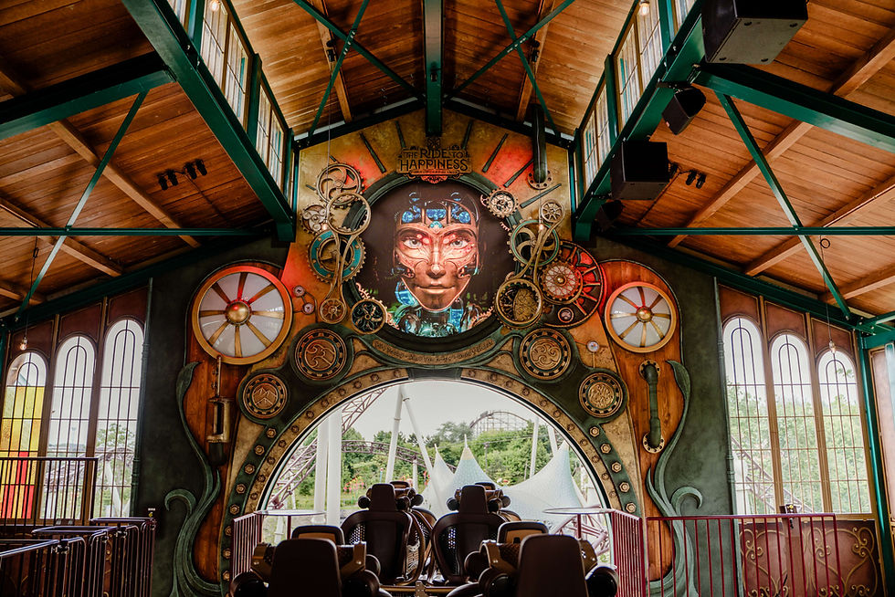 Montanha-russa da Tomorrowland Ride to Happiness